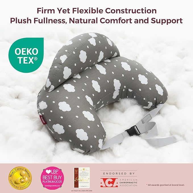 Original Nursing Pillow for Breastfeeding-Innovative Safety Guard - Wider Feeding Pillows