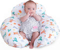 Nursing Pillow, More Support for Mom and Baby, Removable Cotton Cover and Colorful Animal Patterns