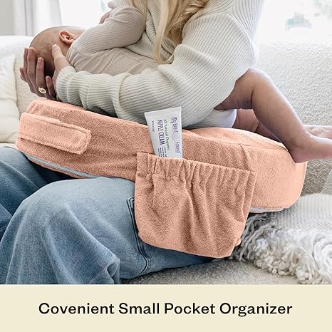 My Brest Friend Nursing Pillow - Deluxe - Enhanced Comfort w/ Slipcover - Ergonomic Breastfeeding Pillow